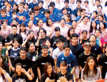 『楽しむ時は楽しむ』新入生歓迎球技大会で、クラスのきずなもぎゅっと深くつながります。