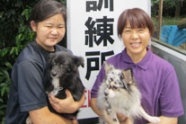 シオン警察犬訓練所　14年勤務。 備瀬順子（ビセ　ジュンコ　）